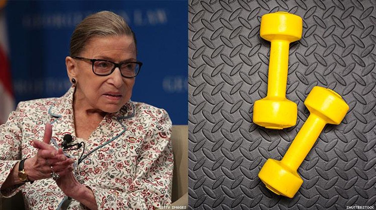 Confirmed: Ruth Bader Ginsburg Is Still a Gym Rat