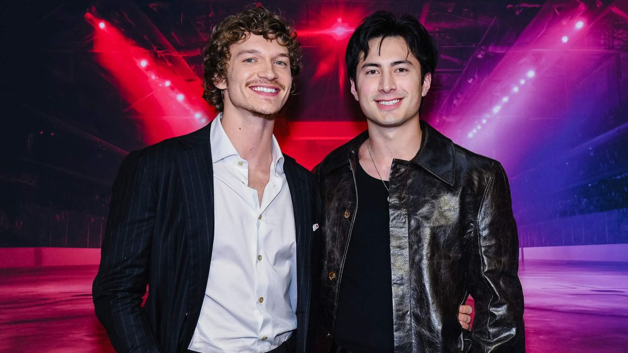 Connor Storrie and Hudson Williams