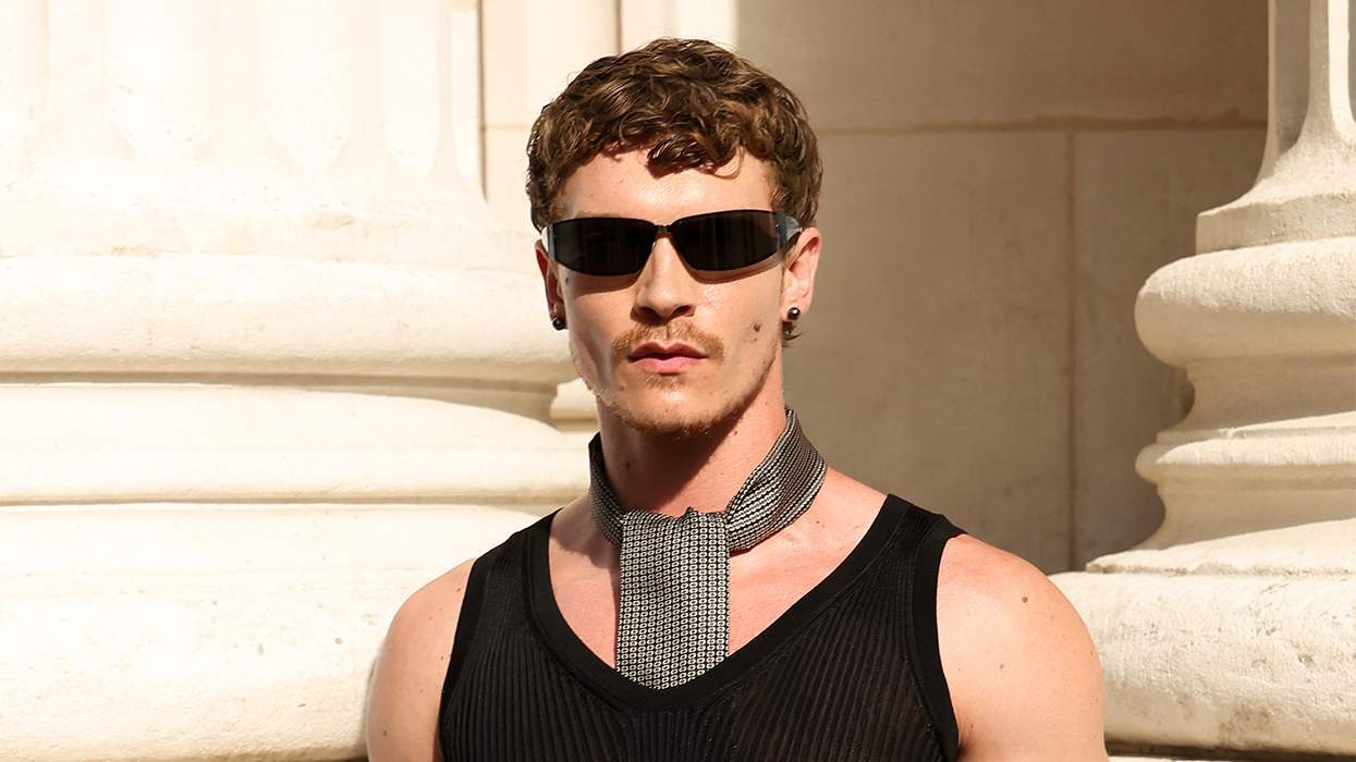 Connor Storrie at Paris Fashion Week