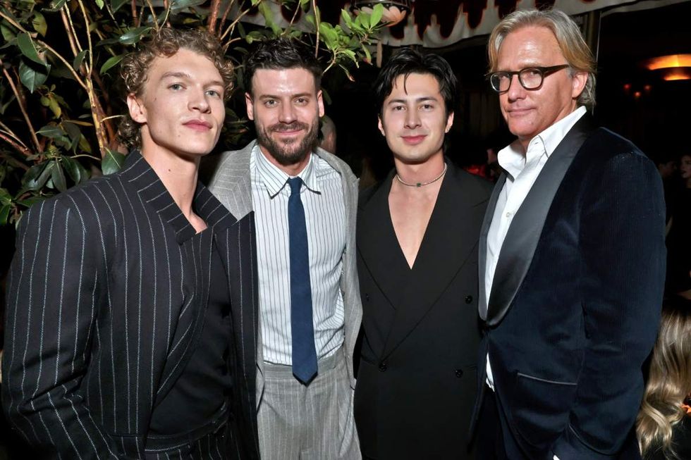 Connor Storrie, Franc\u0327ois Arnaud, Hudson Williams, and Jon Brockett at 'The Actors Night Hosted by The Actor Awards & Elle'