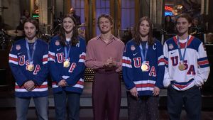 Connor Storrie's SNL brings out Hudson Williams, U.S. women's hockey Olympians