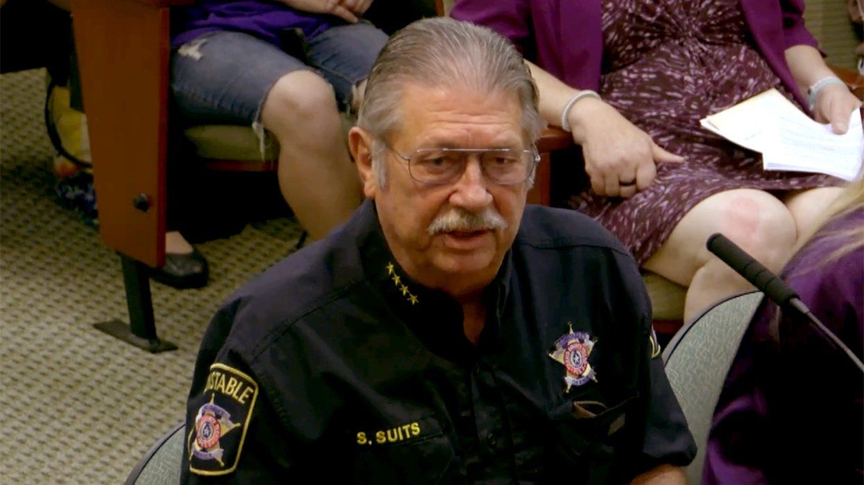 Constable S Suits testifying at Texas SB 8 hearing