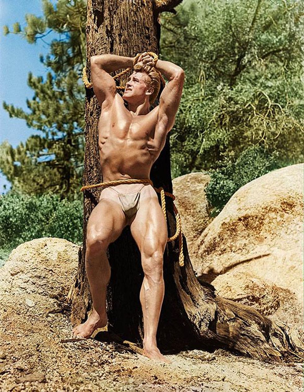 Copyright: (c) The Bob Mizer Foundation, Inc. Caption: Edmund "Ed Fury" Holovchik (1951)