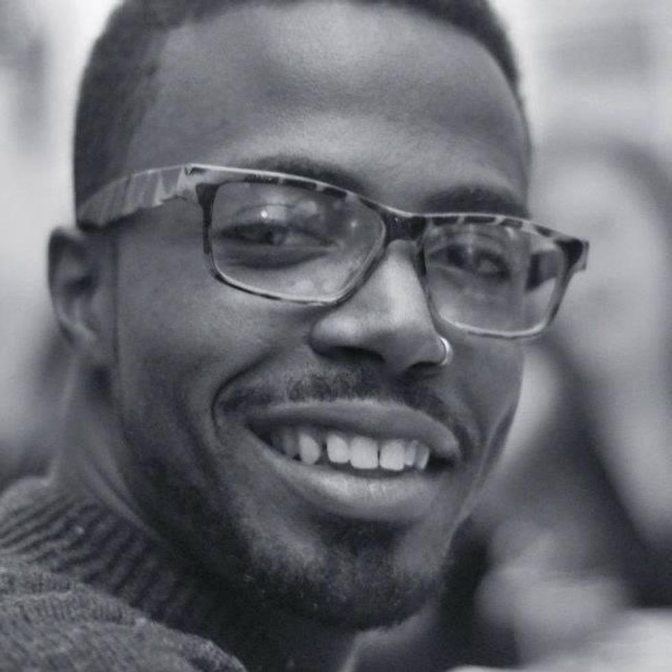 Corece Smith (Brooklyn, NY), a queer, Black American Man of Afro-Jamaican descent and mixed heritage