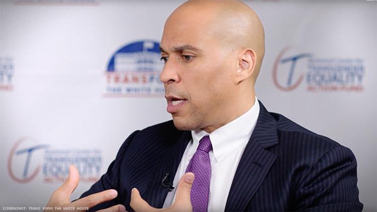 Cory Booker: Nonbinary ‘Niephew’ Taught Me How to Be a Trans Ally