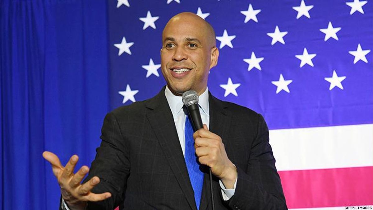Cory Booker promises to reverse Trump's transgender military ban if elected president in 2020.