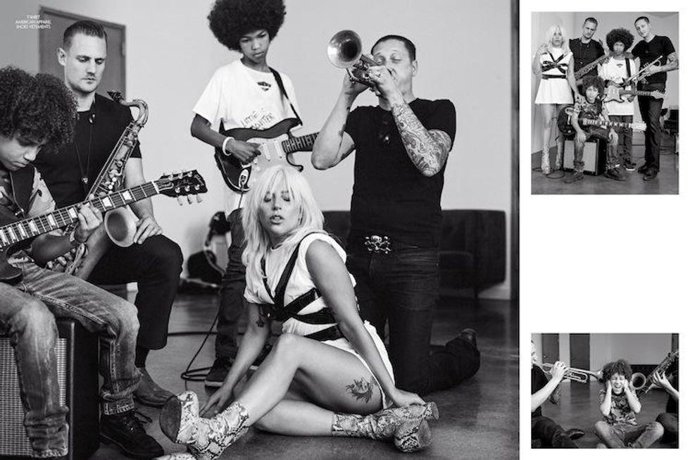 CR Fashion Book Lady Gaga Lucky Blue Smith Bruce Weber