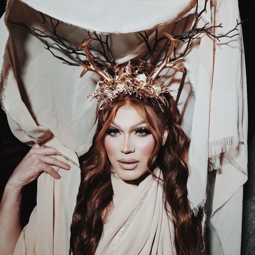 Crystal Envy inspired by the Antler Queen on Yellowjackets