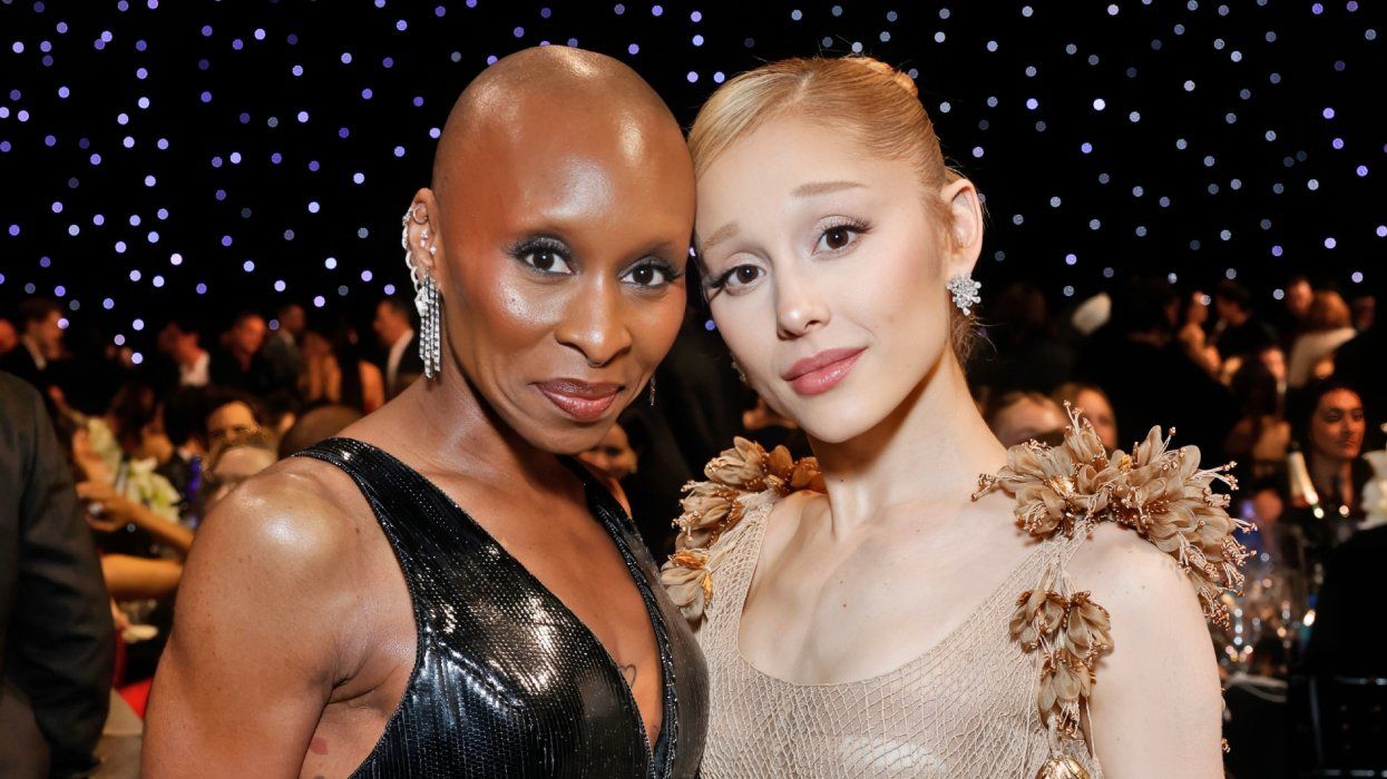 Cynthia Erivo and Ariana Grande at the 2025 Critics' Choice Awards