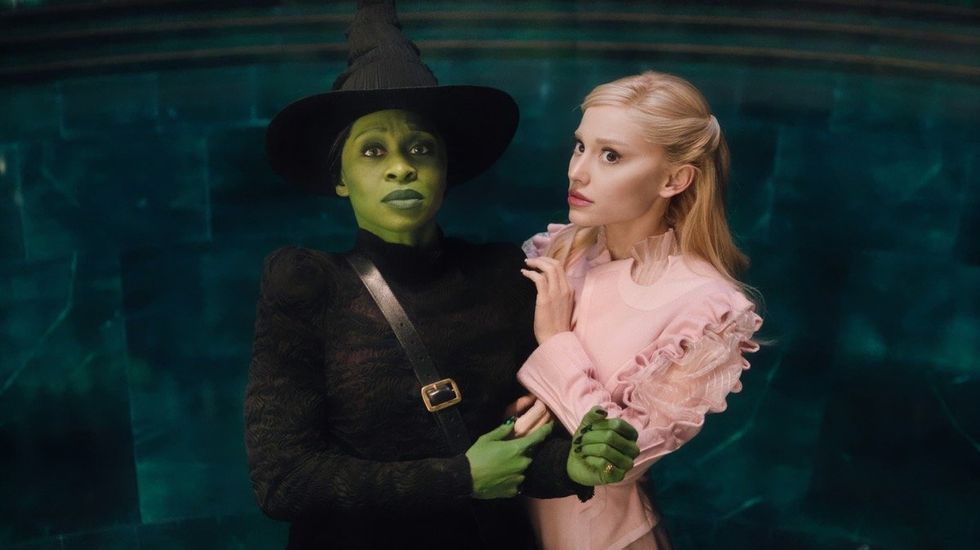 Cynthia Erivo and Ariana Grande in Wicked