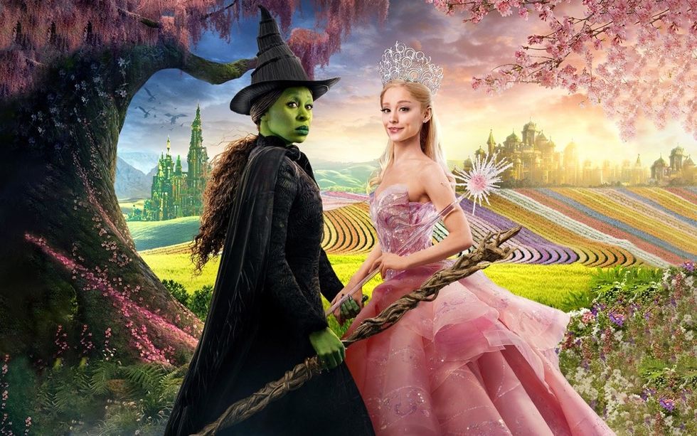 Cynthia Erivo and Ariana Grande in Wicked