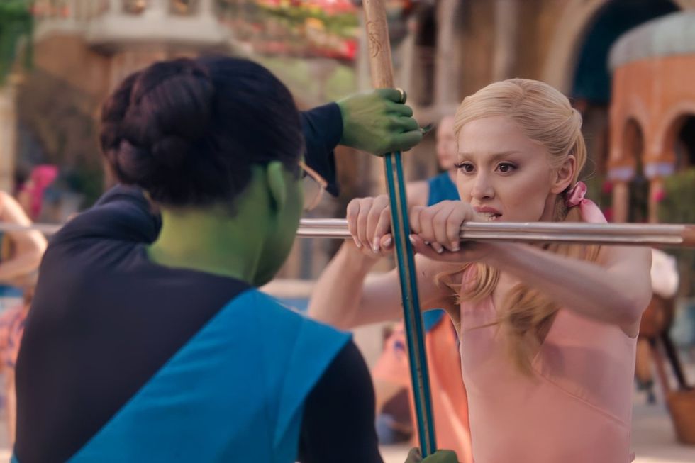 Cynthia Erivo and Ariana Grande in Wicked