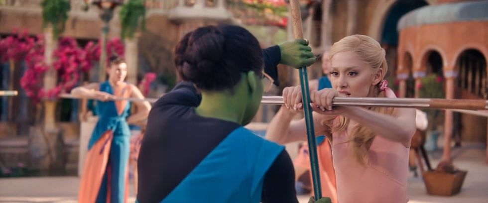 Cynthia Erivo and Ariana Grande in Wicked