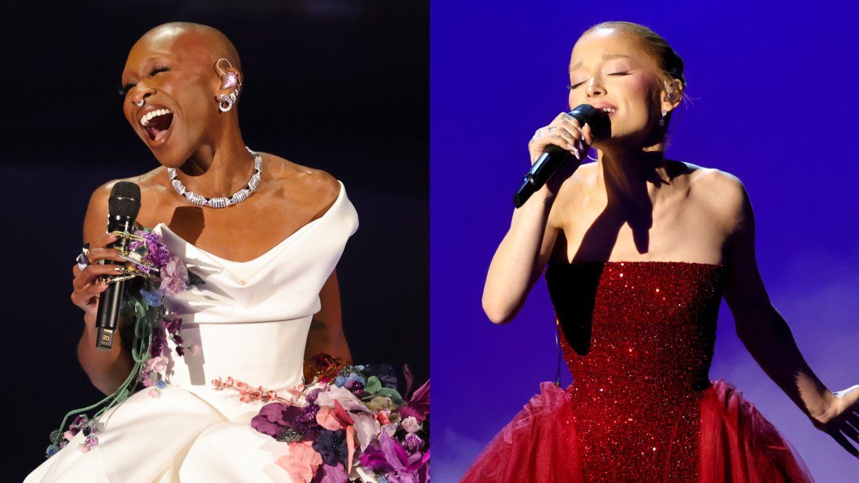 Cynthia Erivo and Ariana Grande singing Defying Gravity at the 97th Academy Awards