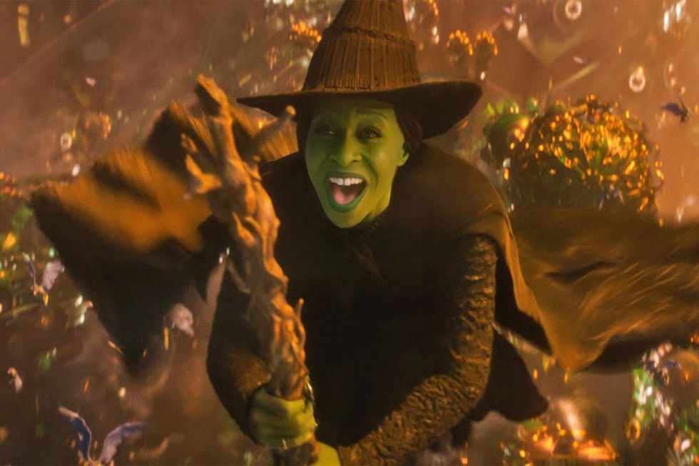 Cynthia Erivo as Elphaba in the Wicked\u200b\u200b movie