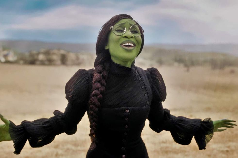 Cynthia Erivo as Elphaba in the Wicked\u200b\u200b movie