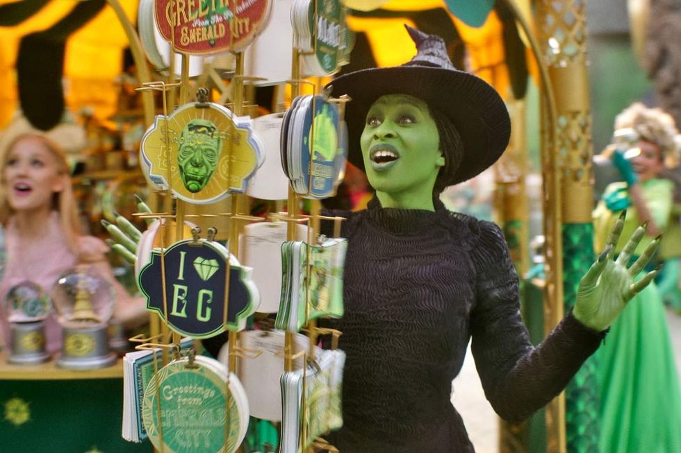 Cynthia Erivo as Elphaba in the Wicked\u200b\u200b movie
