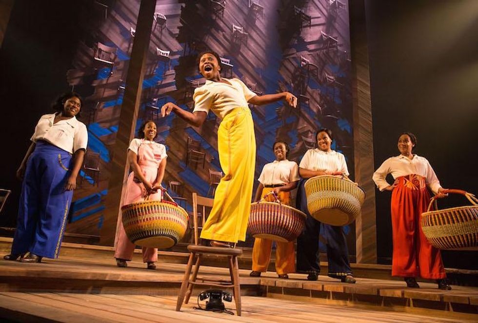 Cynthia Erivo in The Color Purple on Broadway
