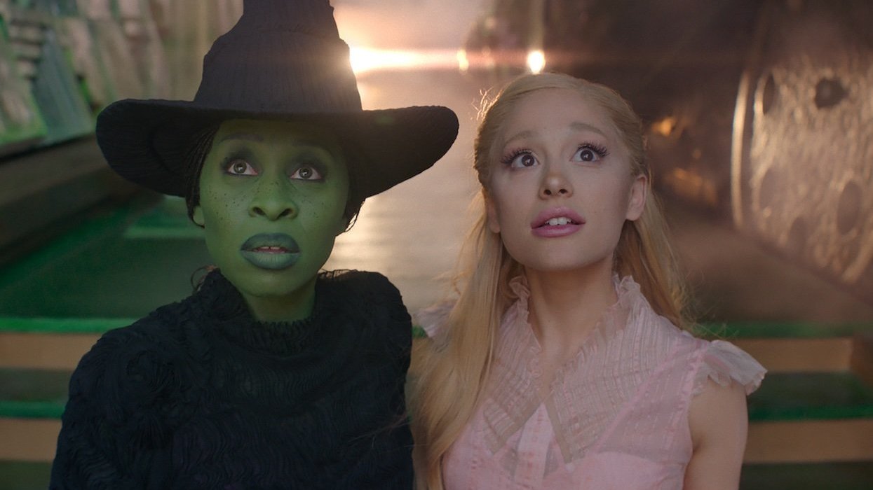 Cynthia Erivo is Elphaba and Ariana Grande is Glinda in WICKED, directed by Jon M. Chu