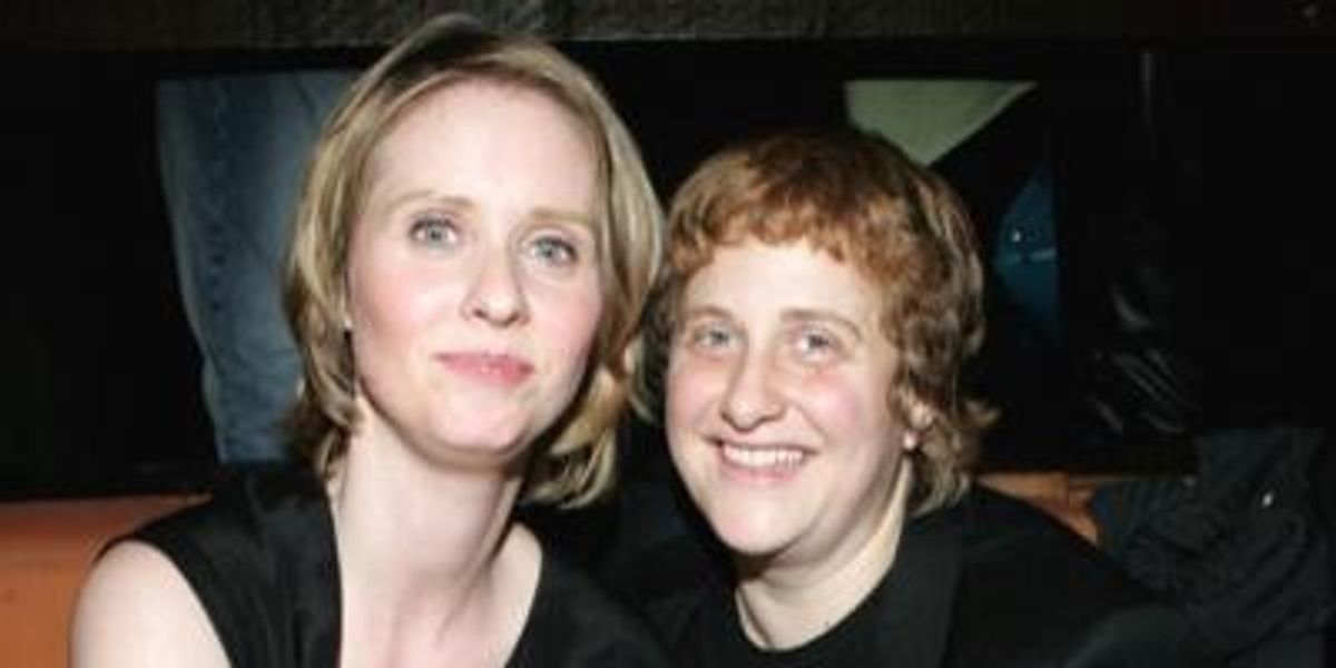 Cynthia Nixon & Christine Marinoni Wedding Portrait Revealed