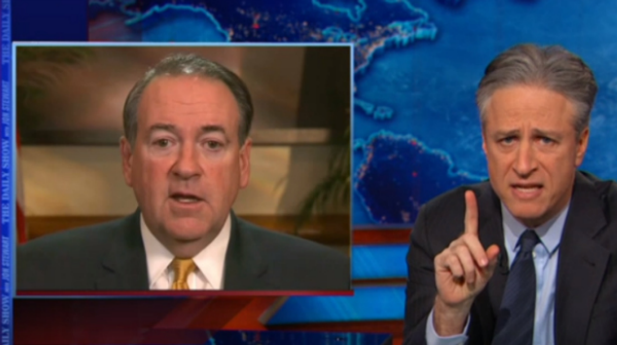 Daily Show Jon Stewart Mike Huckabee