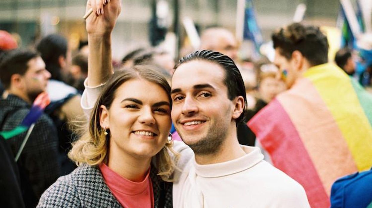 Daisy Squires (L) and Louis Hanson (R).