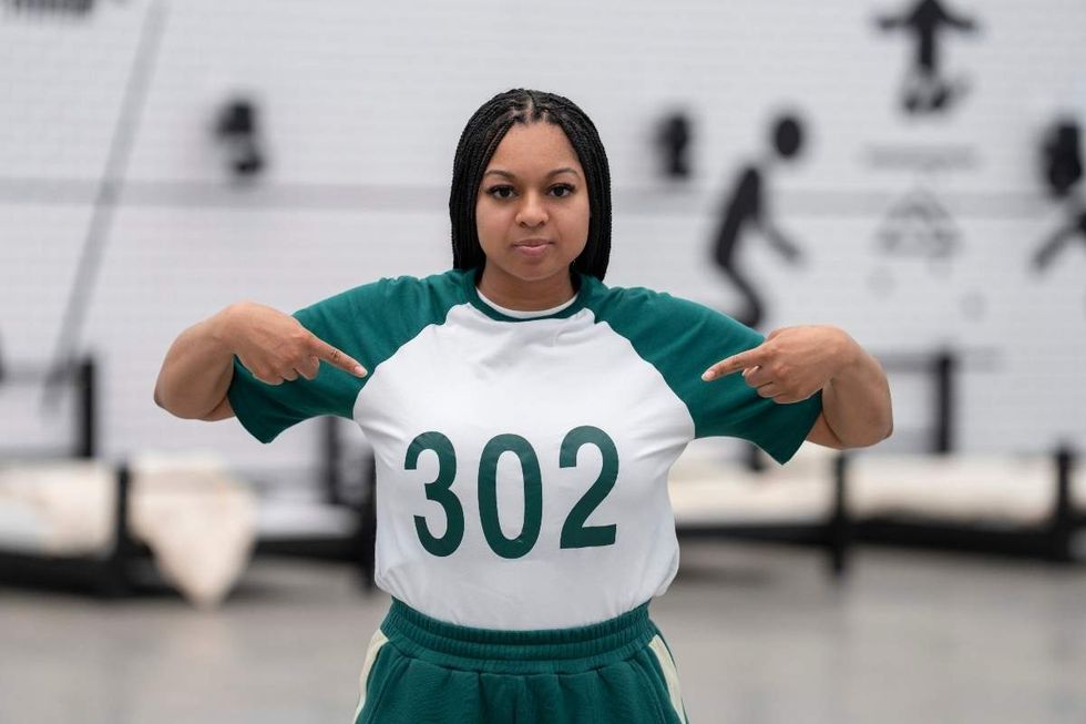 Dajah Graham, aka Player 302, on Squid Game The Challenge season 2