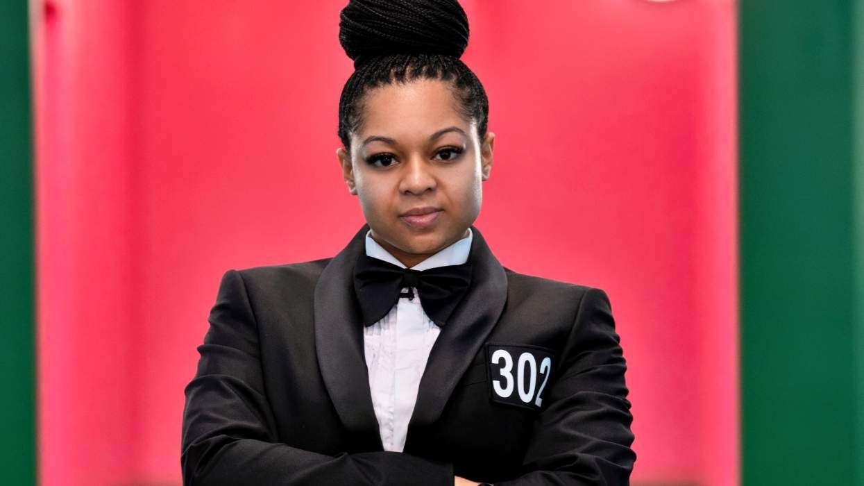 Dajah, Player 302, at the grand finale ofSquid Game The Challenge season 2