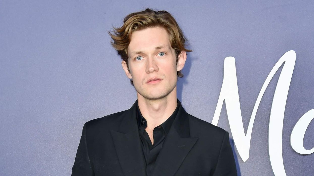 Damian Hardung attends the "Maxton Hall" Season 2 Premiere.