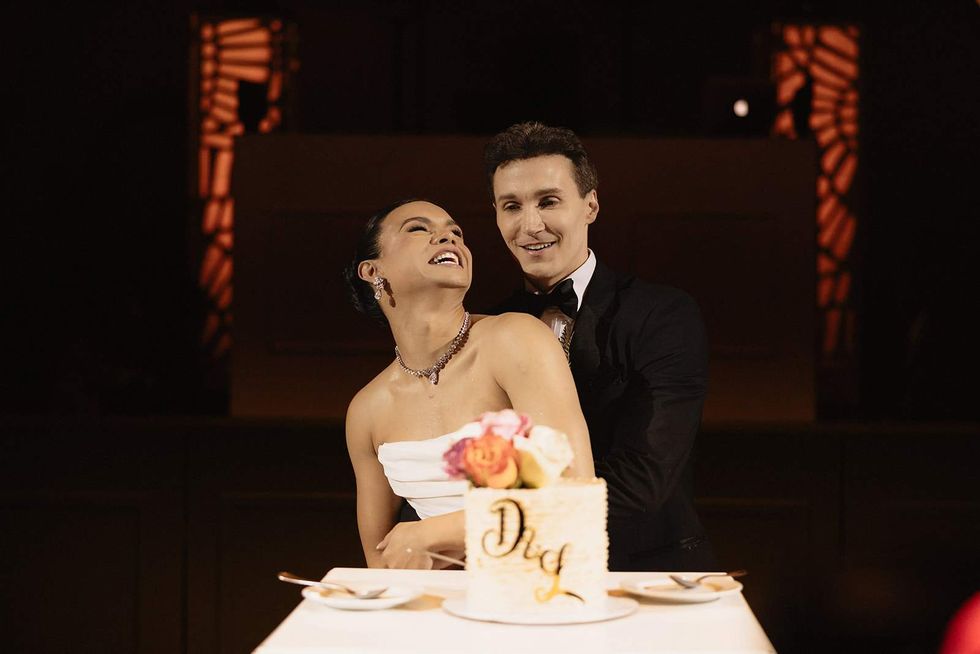 Damian Terriquez (left) and Luke Lowrey at their wedding