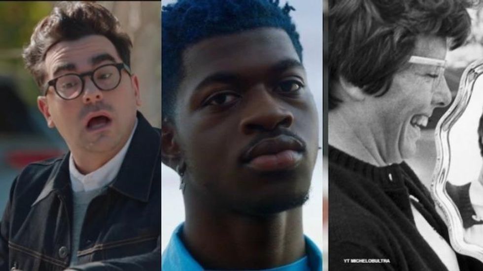 Dan Levy and Lil Nas X appear in new Super Bowl ads for 2021.