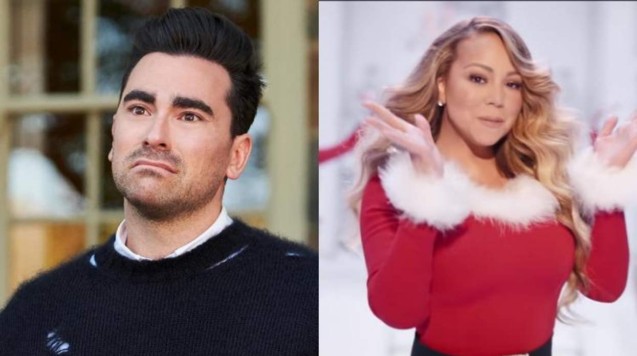 Dan Levy and Mariah Carey.
