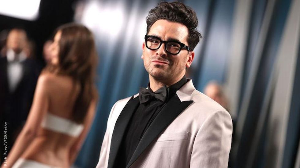 Dan Levy at the 2020 Vanity Fair Oscar Party
