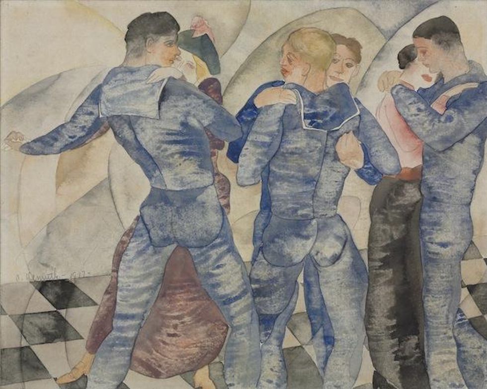 'Dancing Sailors' by Charles Demuth (1918)