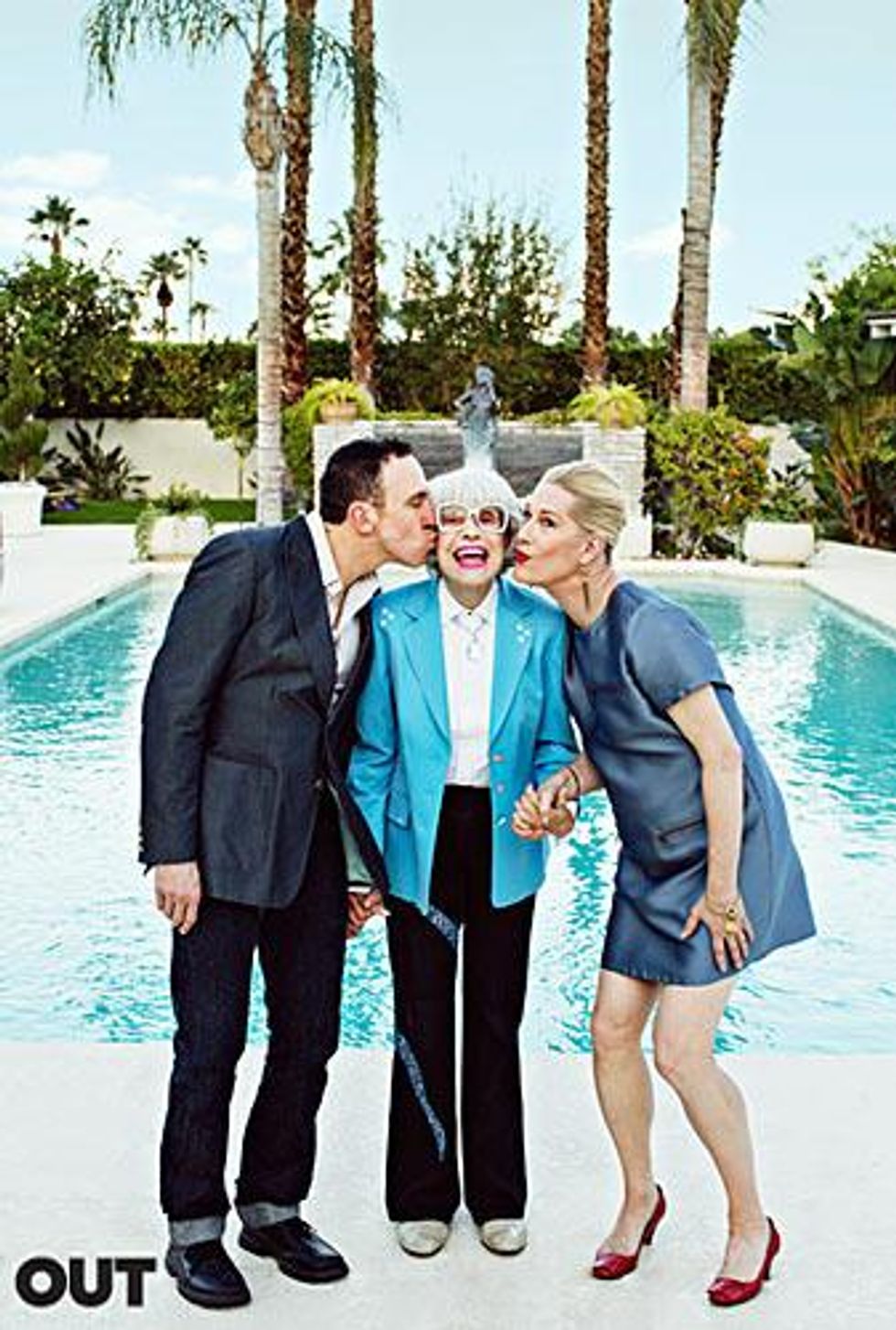 Daniel Nardicio, Carol Channing & Justin Vivian Bond