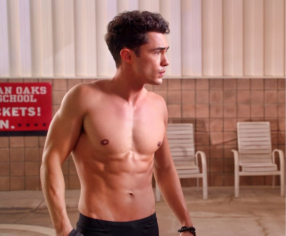 Darren Barnet as Paxton Hall-Yoshida on Never Have I Ever