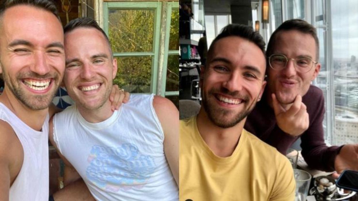 David Atherton and fiance Nik