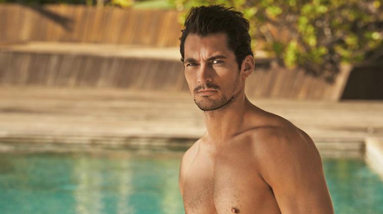 David Gandy M&S swim autograph