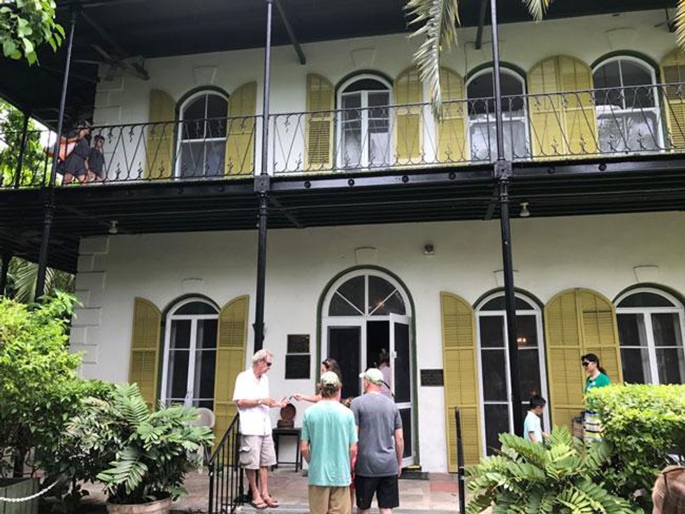David & Kristen went over to the Ernest Hemingway Home & Museum for a slice of Key West history.