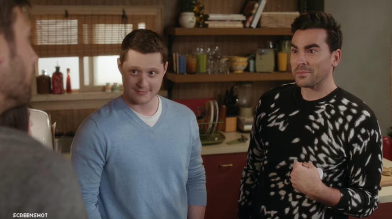David Rose and Patrick in Schitt's Creek.