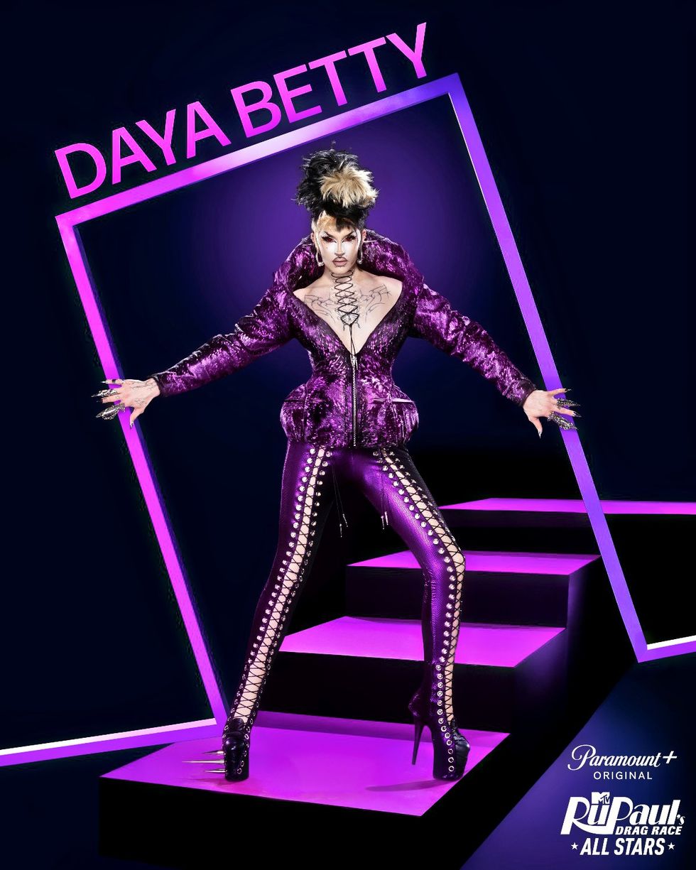Daya Betty in her promo look for RuPaul's Drag Race All Stars season 10