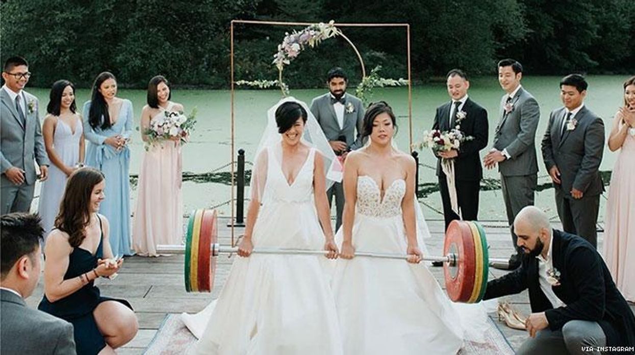 Deadlifting brides