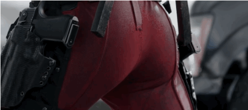 deadpool butt gif