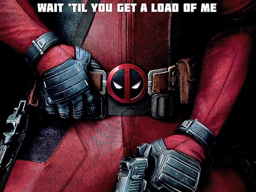 Ryan Reynolds shows off butt in 'Deadpool' movie poster 