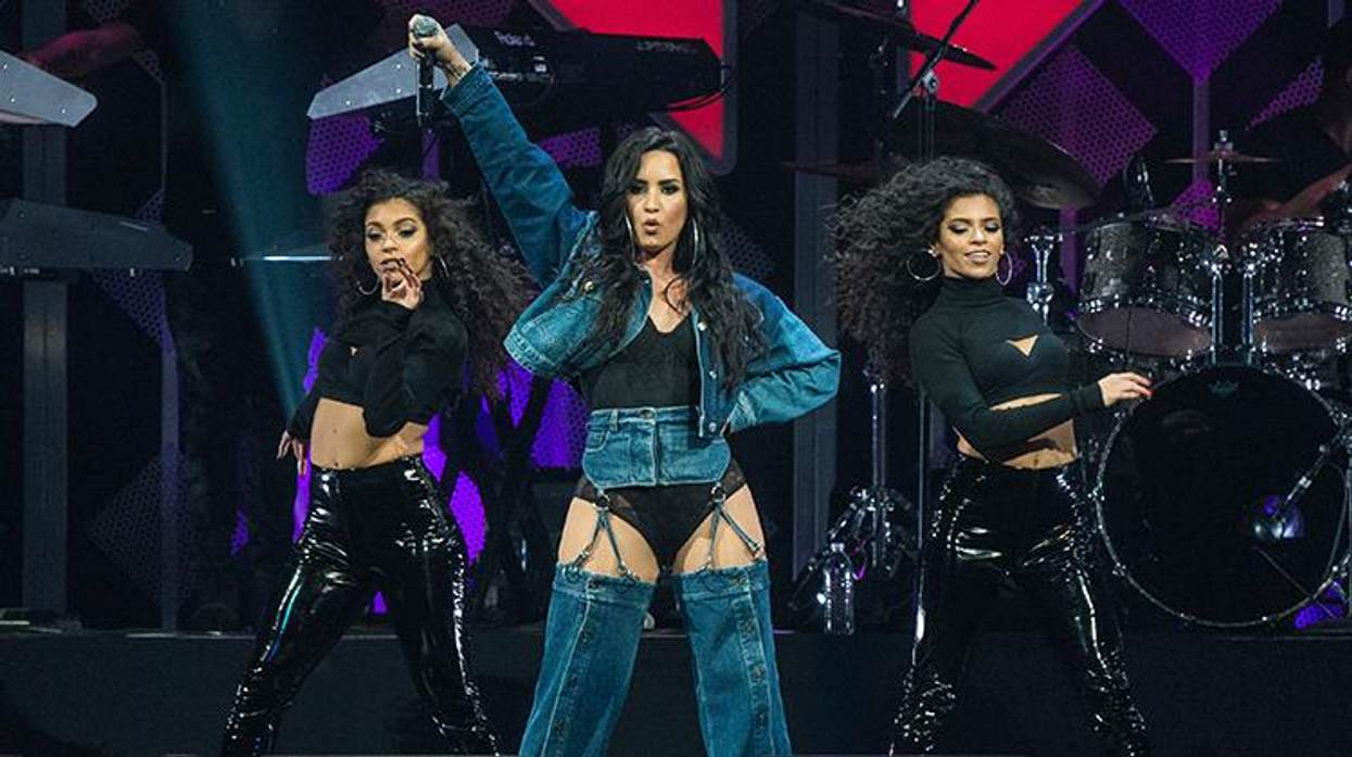 Demi Lovato Helped Her Friend Propose to His Boyfriend Onstage During Her Concert
