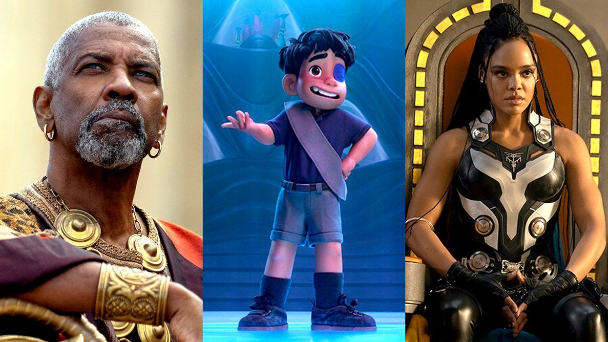 Denzel Washington in Gladiator II Elio Disney movie Valkyrie from Thor Ragnarok