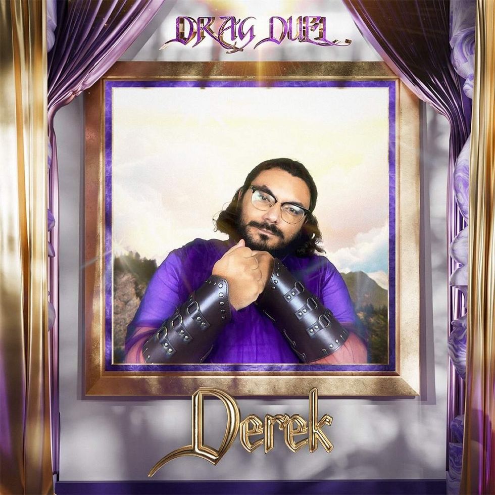 Derek Roiter in a poster for Drag Duel season 3