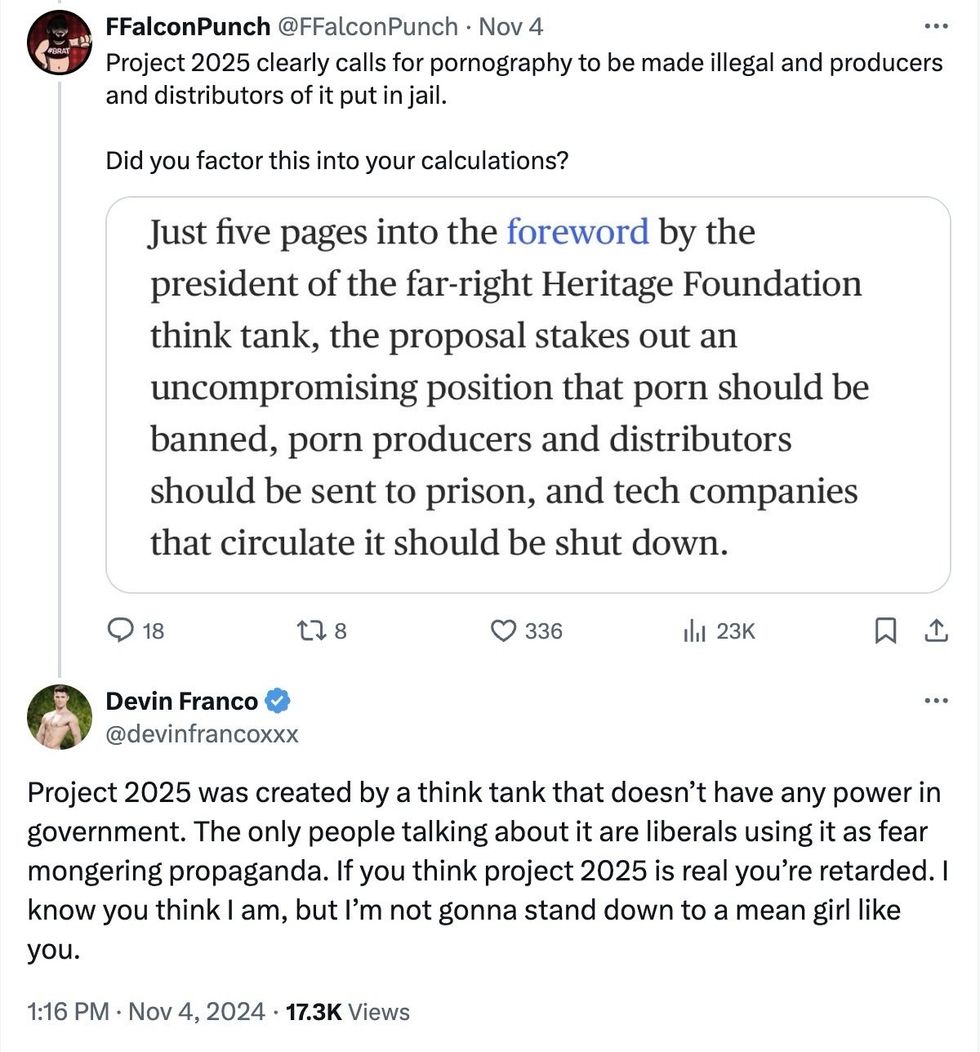 Devin Franco via X/Twitter