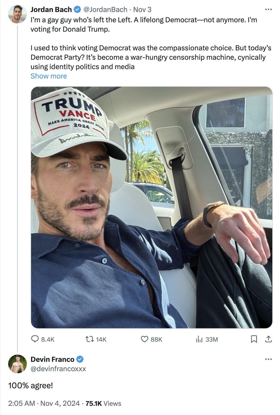 Devin Franco via X/Twitter