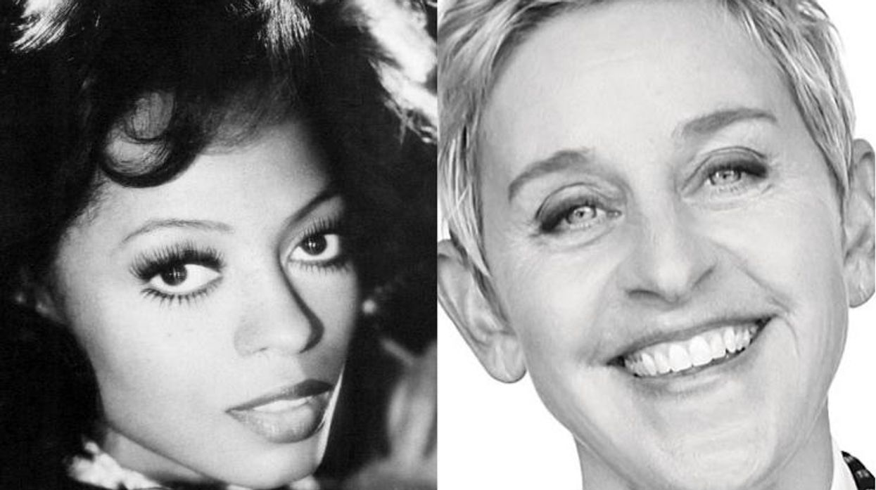 diana ross ellen degeneres